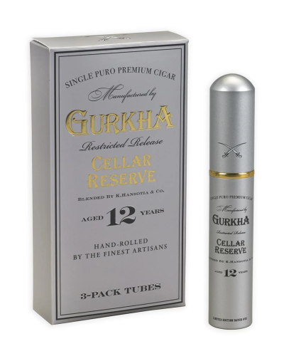 Сигары Gurkha Cellar Reserve 12 Years Aged Tube (Доминикана) (3шт)