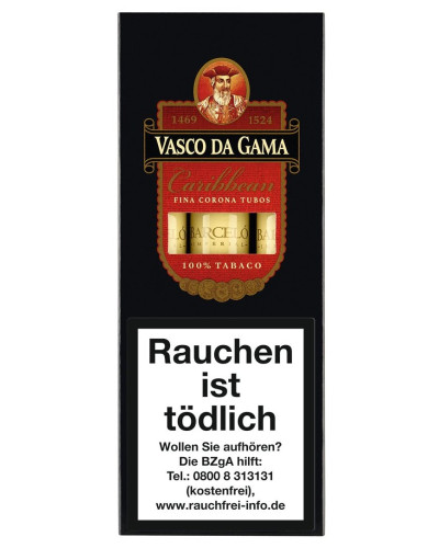 Сигары Vasco Da Gama Fina Corona Tubos (Доминикана) (3шт)