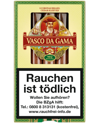 Сигары Vasco Da Gama №2 Maduro 5 (Бразилия) (5шт)