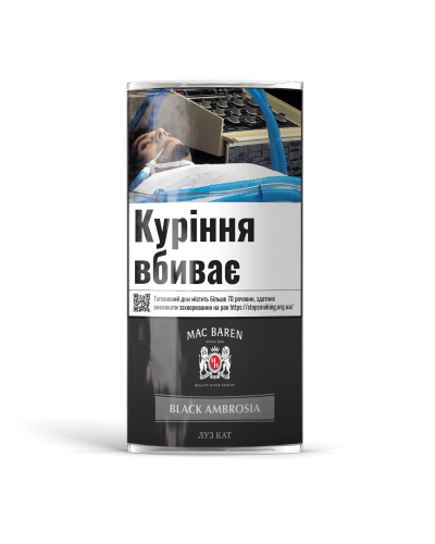 Тютюн для люльки Mac Baren Black Ambrosia 50 г